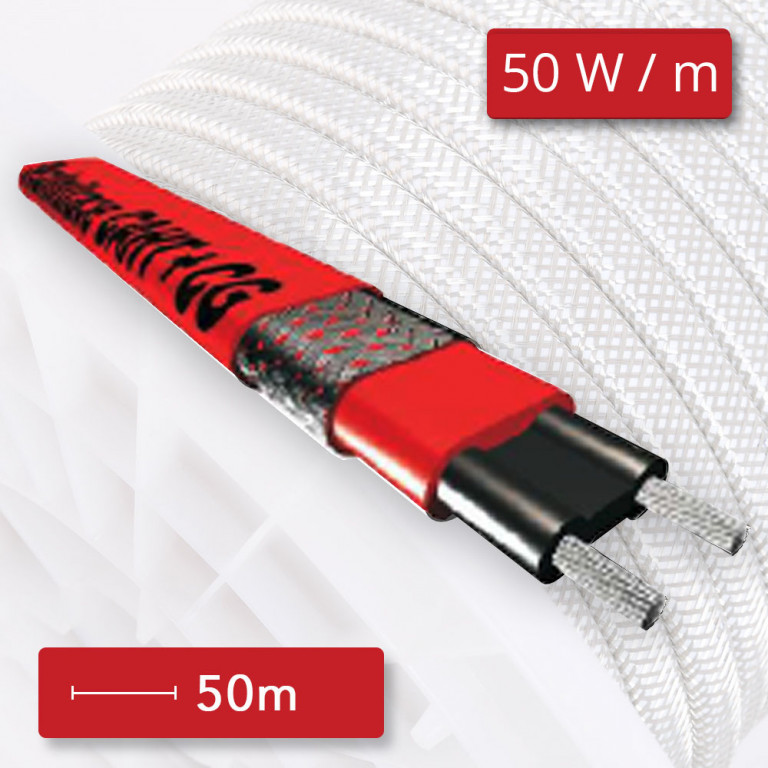 Self-regulating trace heating cable 50 W/m 230 V - CAHT-CGf