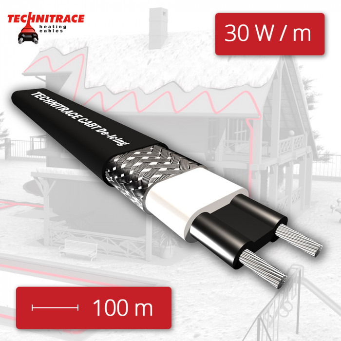 De-icing heating cable CABT 30 W/m - 100 m