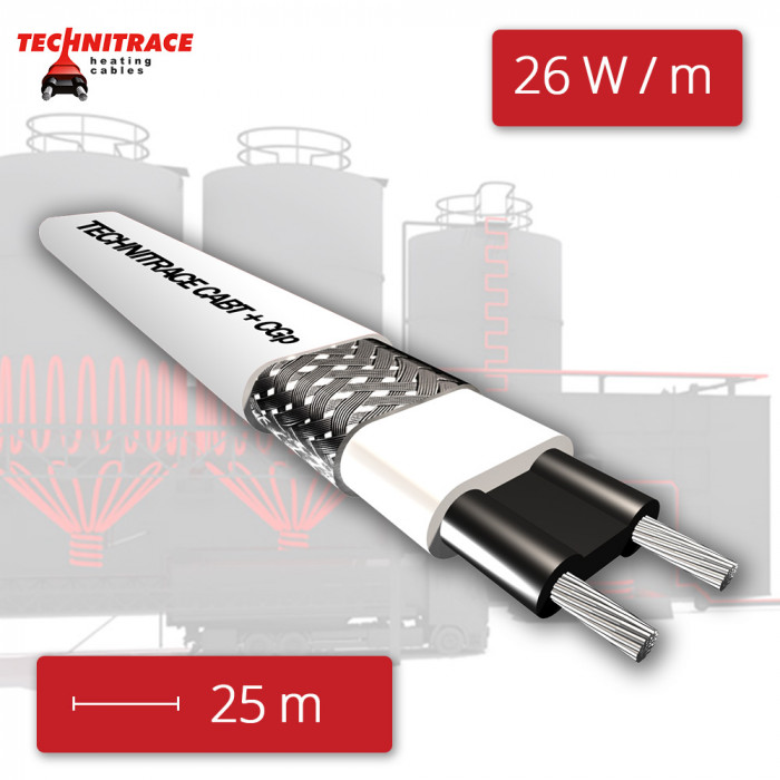Frost protection heating cable CABT 26 W/m - 25 m